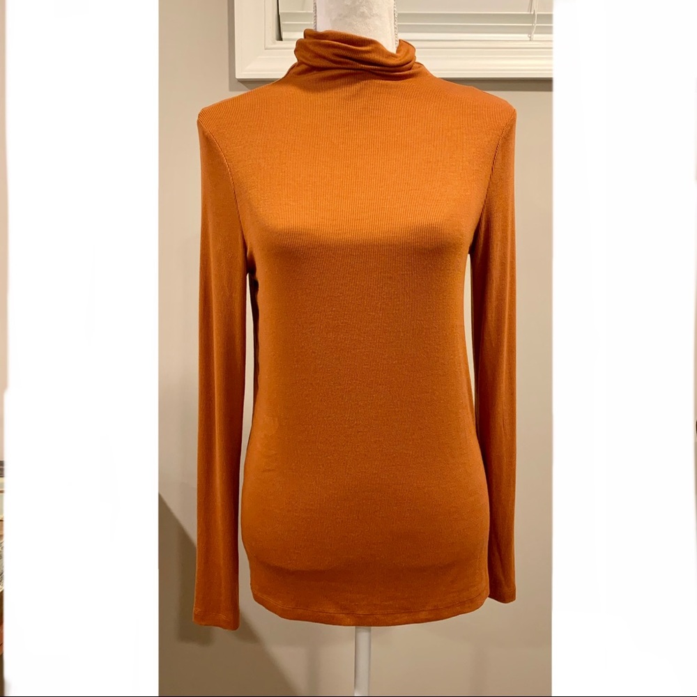 Ribbed turtleneck
